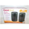 Image 1 : 2PK OMNI HEAT DIGITAL CERAMIC PERSONAL HEATER