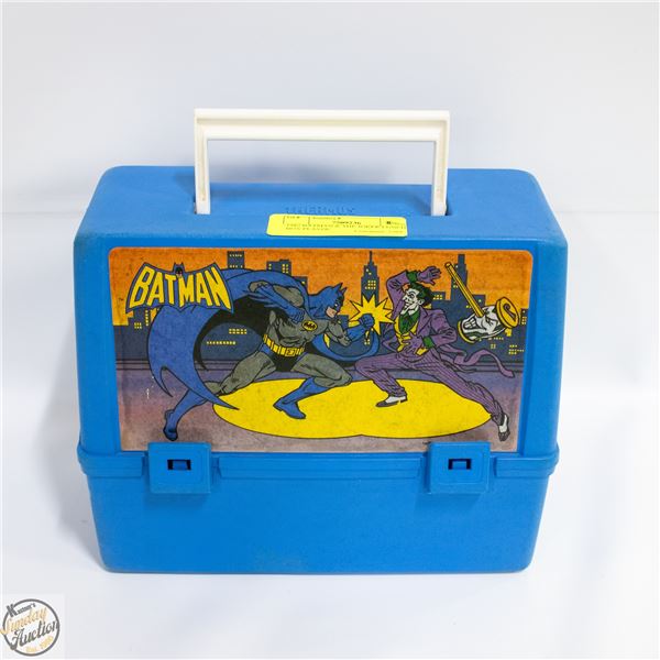 1982 BATMAN & THE JOKER LUNCH BOX PLASTIC