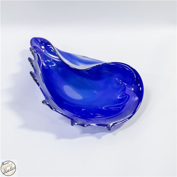 MURANO BLUE GLASS CENTER PIECE