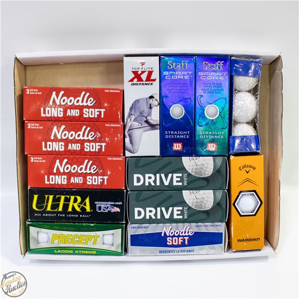 LOT OF 39 GOLF BALLS (UNUSED)