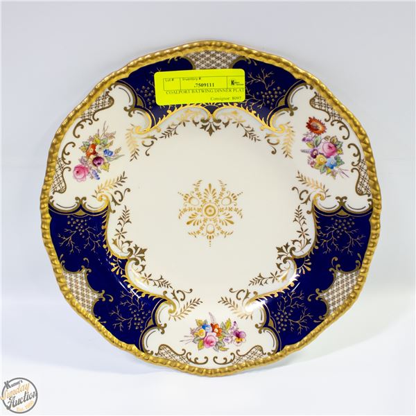 COALPORT BATWING DINNER PLATE