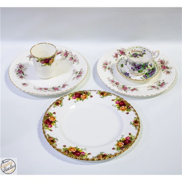 6PC ROYAL ALBERT PIECES
