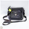 Image 1 : COACH BLACK LEATHER PURSE, ZIPPER, 8"W X 9"H