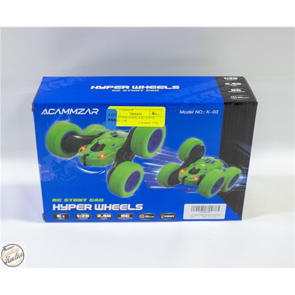 NEW HYPER WHEELS RC STUNT CRAZY CAR