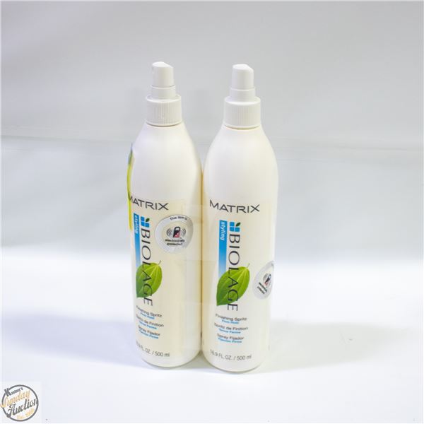 2 MATRIX BIOLAGE FINISHING SPRITZ FIRM HOLD SPRAY