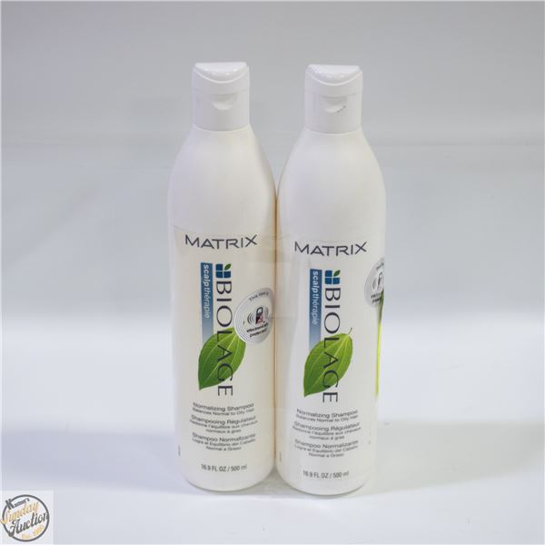 (2) MATRIX BIOLAGE NORMALIZING SHAMPOO 500ML