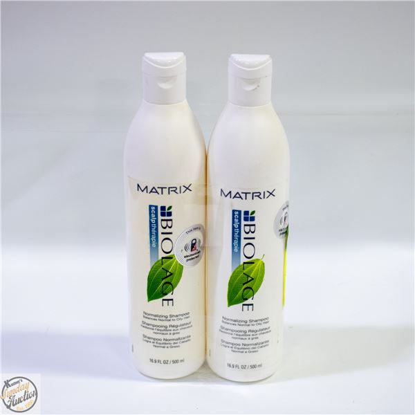 (2) MATRIX BIOLAGE NORMALIZING SHAMPOO 500ML