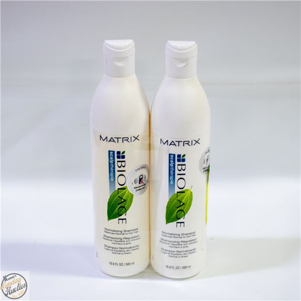 (2) MATRIX BIOLAGE NORMALIZING SHAMPOO 500ML
