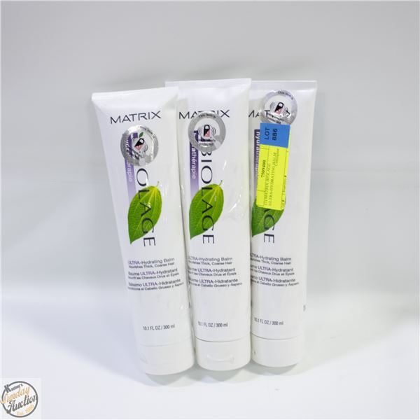 (3)MATRIX BIOLAGE ULTRA-HYDRATING BALM CONDITIONER