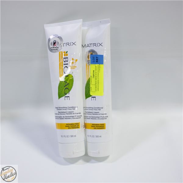 (2) MATRIX BIOLAGE DEEP SMOOTHING CONDITIONER