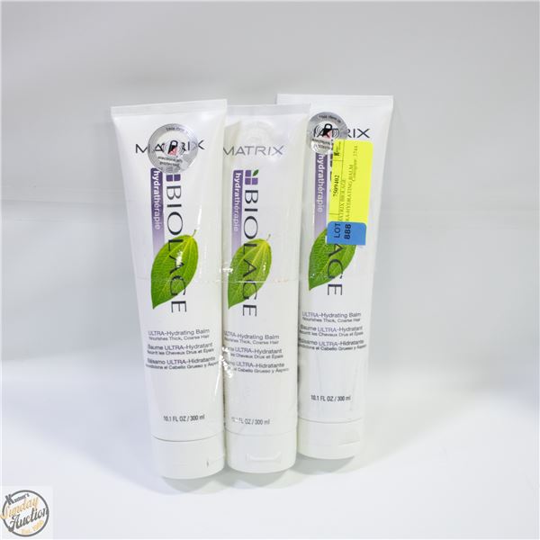 (3)MATRIX BIOLAGE ULTRA-HYDRATING BALM CONDITIONER