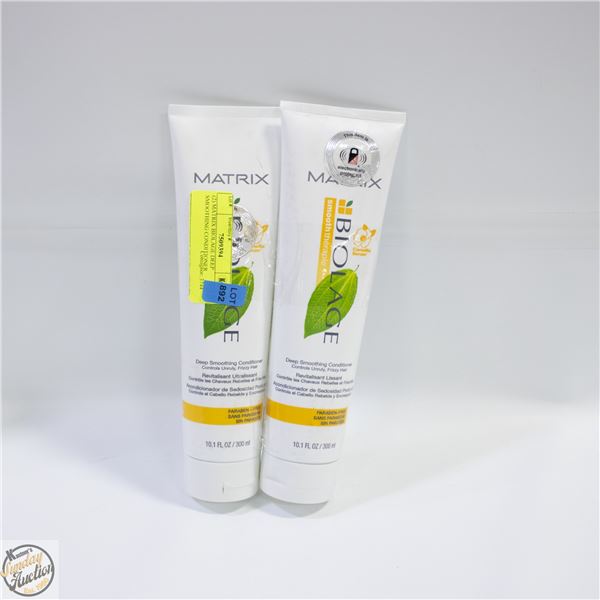(2) MATRIX BIOLAGE DEEP SMOOTHING CONDITIONER