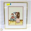 Image 1 : RAGGEDY ANN & ANDY STORY BOOK PRINT FRAMED