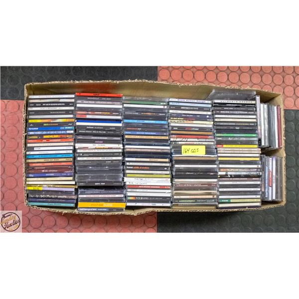 BOX OF APPROX 164 CDS