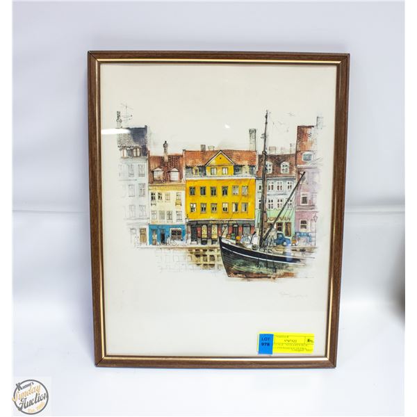 MADS STAGE "NYHAVEN BLAC SHIP" COPPENHAGEN DENMA