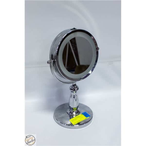 TABLE MAKE UP MIRROR WITH 5X WITH LIGHT