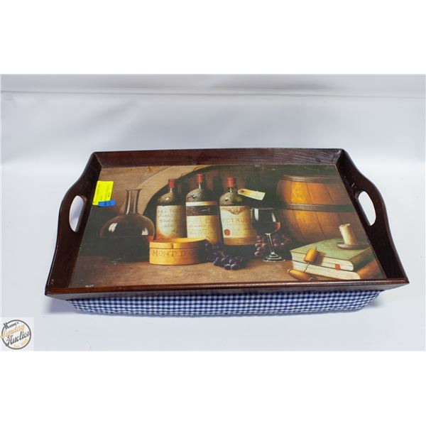 WOOD BEAN BAG BEDROOM TRAY