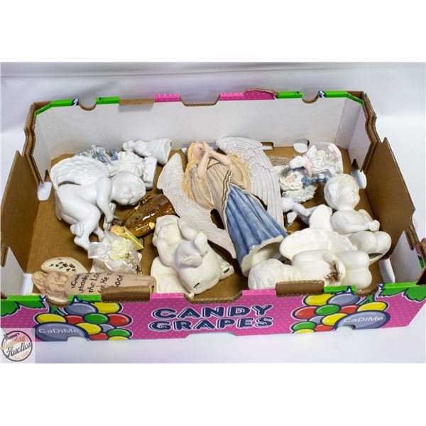 LOT OF VARIOUS ANGEL DÉCOR