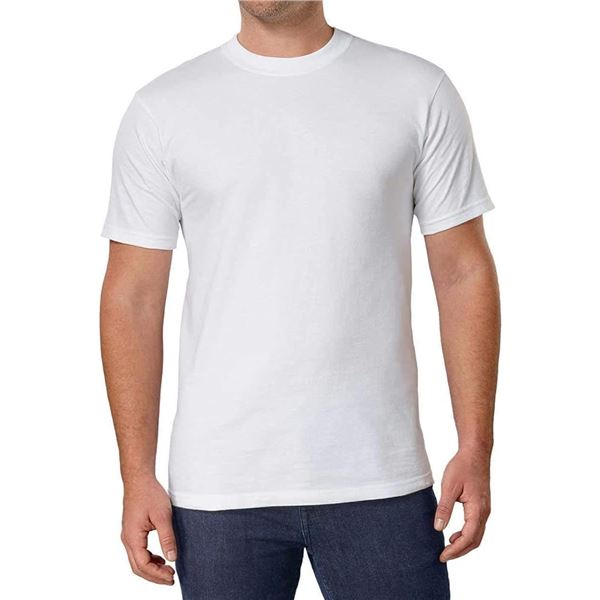 NEW KIRKLAND SIGNATURE 6 PACK CREW NECK T SHIRTS