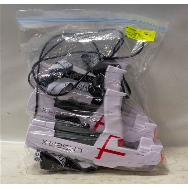 PACK OF 3 LASER X LASER BLASTERS W 3 HIT SCANNERS