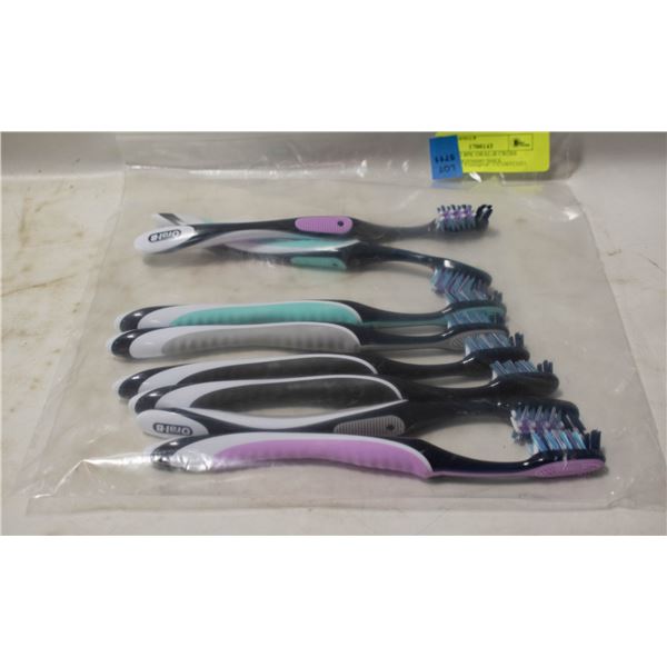 REPACKED 8PK ORAL-B CROSS ACTION TOOTHBRUSHES