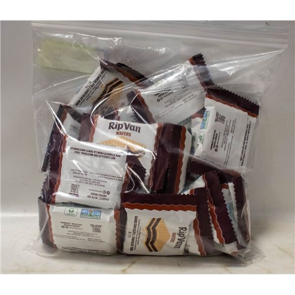 REPACKED 22 X 24G RIP VAN DARK CHOCOLATE WAFERS
