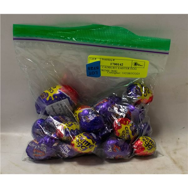 BAG OF CADBURY EASTER EGG HUNT CREME DOG