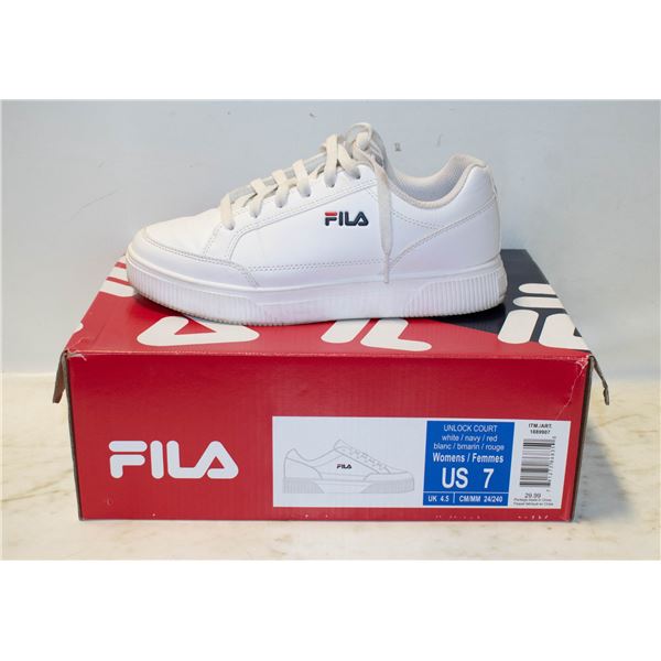 FILA WOMENS COURT SHOES SIZE 7