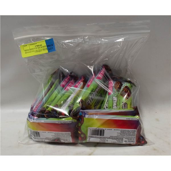 REPACKED 17 X 40G ROBERT IRVINES FIT CRUNCH BROWIE