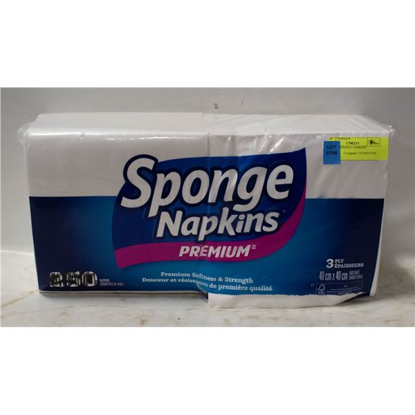 PACK OF SPONGE NAPKINS