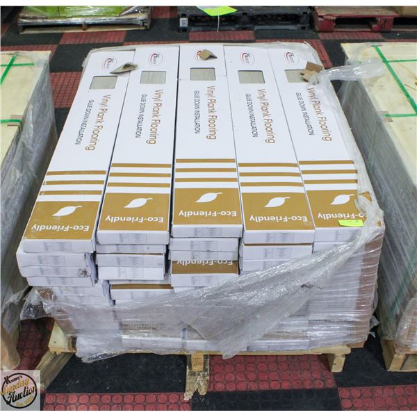 1850.75 SQ FT NEW GLUEDOWN VINYL PLANK FLOORING