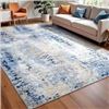 Image 1 : BRAND NEW MACGACE ABSTRACT BLUE AREA RUG 8 X 10FT