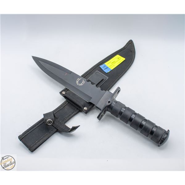 CAMPING/OUTDOOR KNIFE C/W SHEATH &