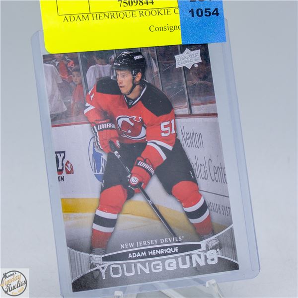 ADAM HENRIQUE ROOKIE CARD