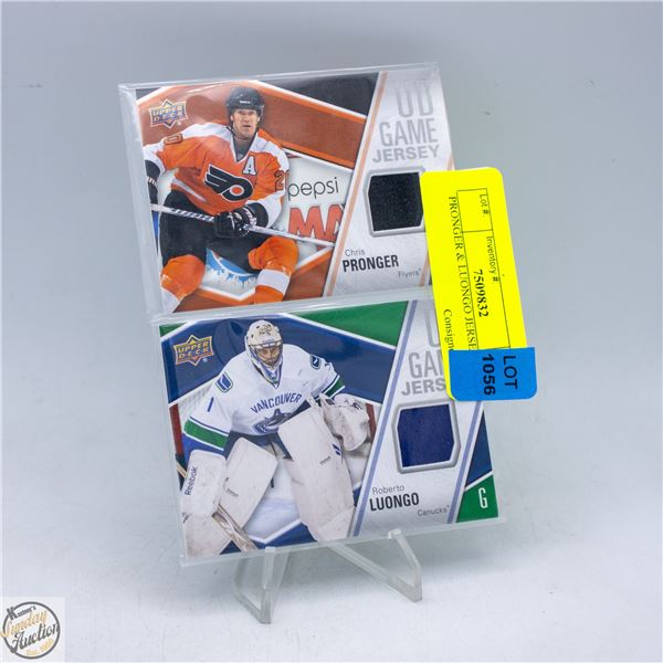 PRONGER & LUONGO JERSEY CARDS
