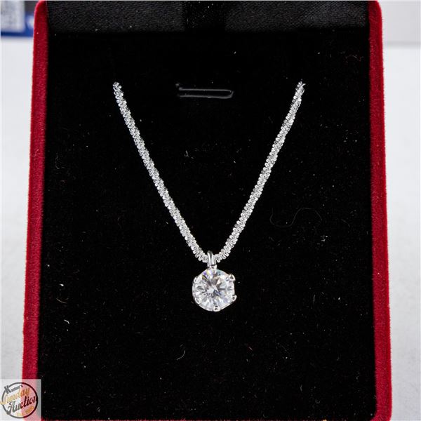 #4105-1.00 CT GRA CERTIFIED PRINCESS CUT MOISSANIT