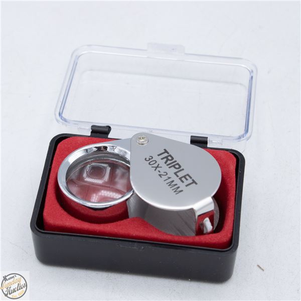 #4121-JEWELLERS LOUPE TRIPLET 30 X 21 MM