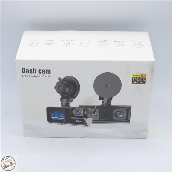 #4124-NEW SUPER HD DASH CAM 1296P