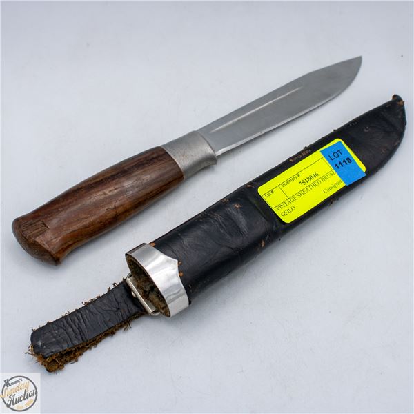 VINTAGE SHEATHED BRUSLETTO GEILO