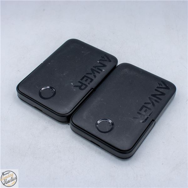 PAIR OF ANKER WIRELESS POWERBANKS