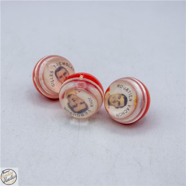 NHL 1960S POST CEREAL MONTREAL CANADIANS, 3 PCS