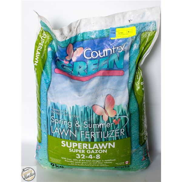 COUNTRY GREEN 32-4-8 LAWN FERTILIZER+IRON