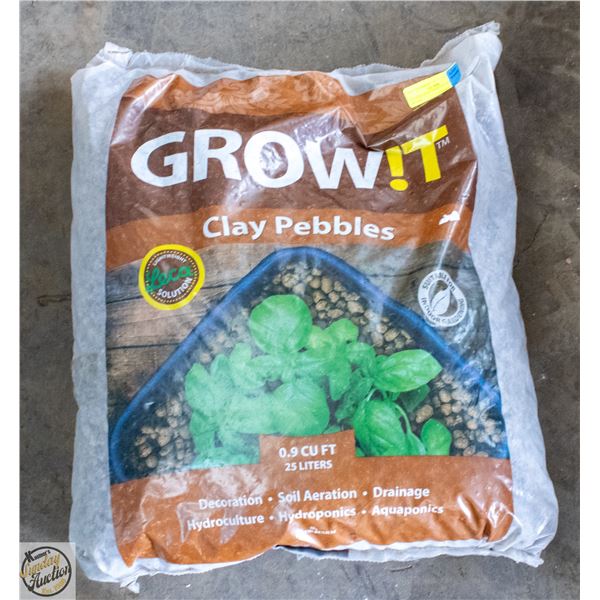 25 L BAG CLAY PEBBLES GROW IT BRAND.