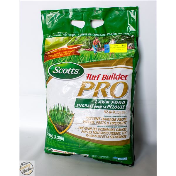 SCOTTS TURF BUILDER PRO LAWN FOOD 5.2 KG
