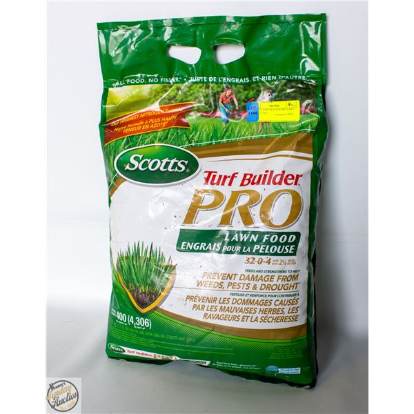 SCOTTS TURF BUILDER PRO LAWN FOOD 5.2 KG