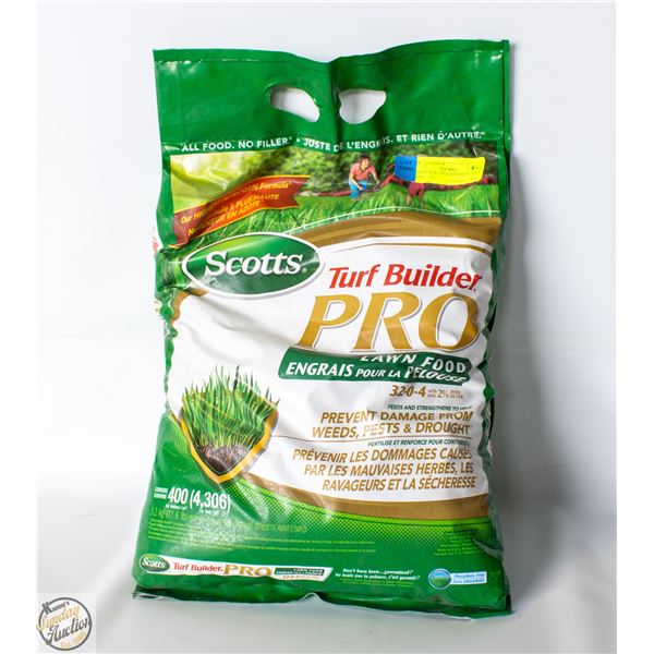 SCOTTS TURF BUILDER PRO LAWN FOOD 5.2 KG