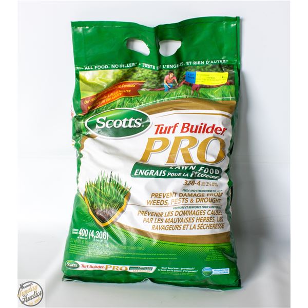 SCOTTS TURF BUILDER PRO LAWN FOOD 5.2 KG
