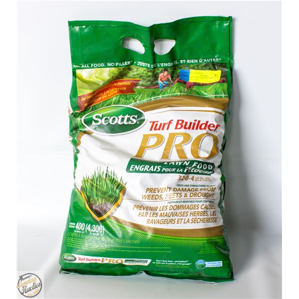 SCOTTS TURF BUILDER PRO LAWN FOOD 5.2 KG