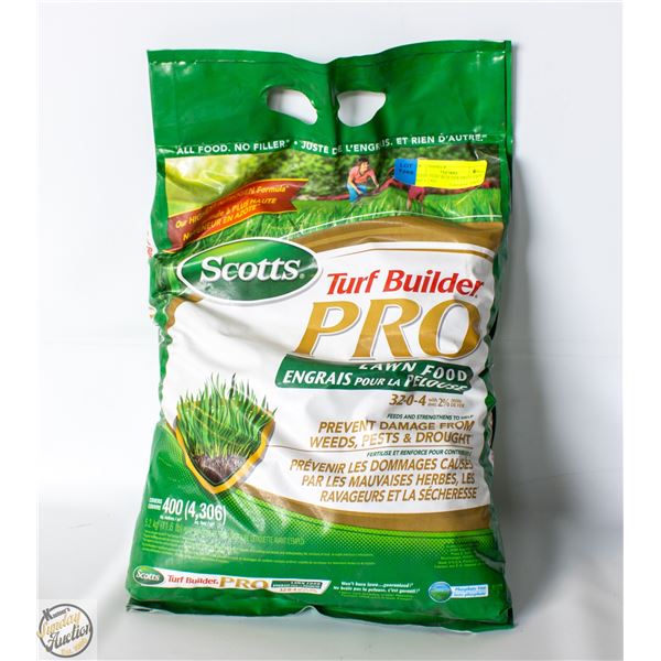 SCOTTS TURF BUILDER PRO LAWN FOOD 5.2 KG
