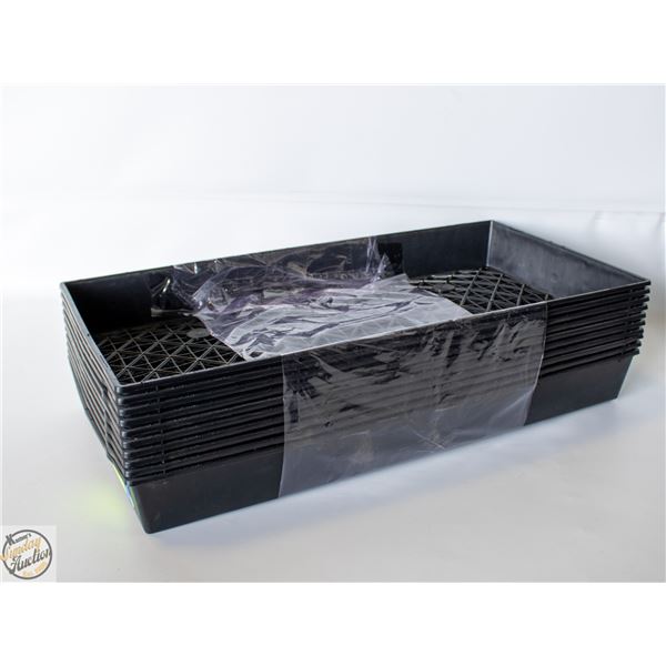 NEW 10 MESH BOTTOM 1020 TRAYS FOR
